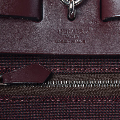 Hermes Vache Hunter Toile Officier Herbag Zip 31 PM Prune 9 of 13