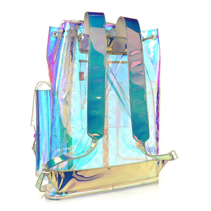 Louis Vuitton PVC Monogram Christopher Backpack GM Iridescent Prism 3 of 12