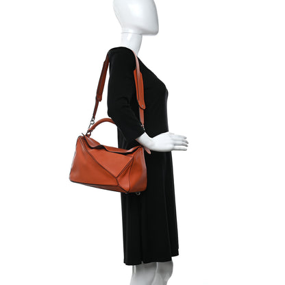 Loewe Calfskin Medium Puzzle Bag Coral 2 of 10