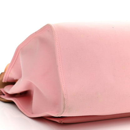 Hermes Vache Hunter Toile Herbag Zip 31 PM Rose Sakura 12 of 16