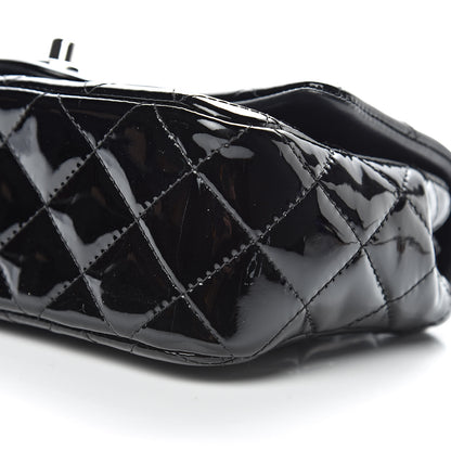Chanel Patent Calfskin Quilted Mini Rectangular Flap Black 9 of 10