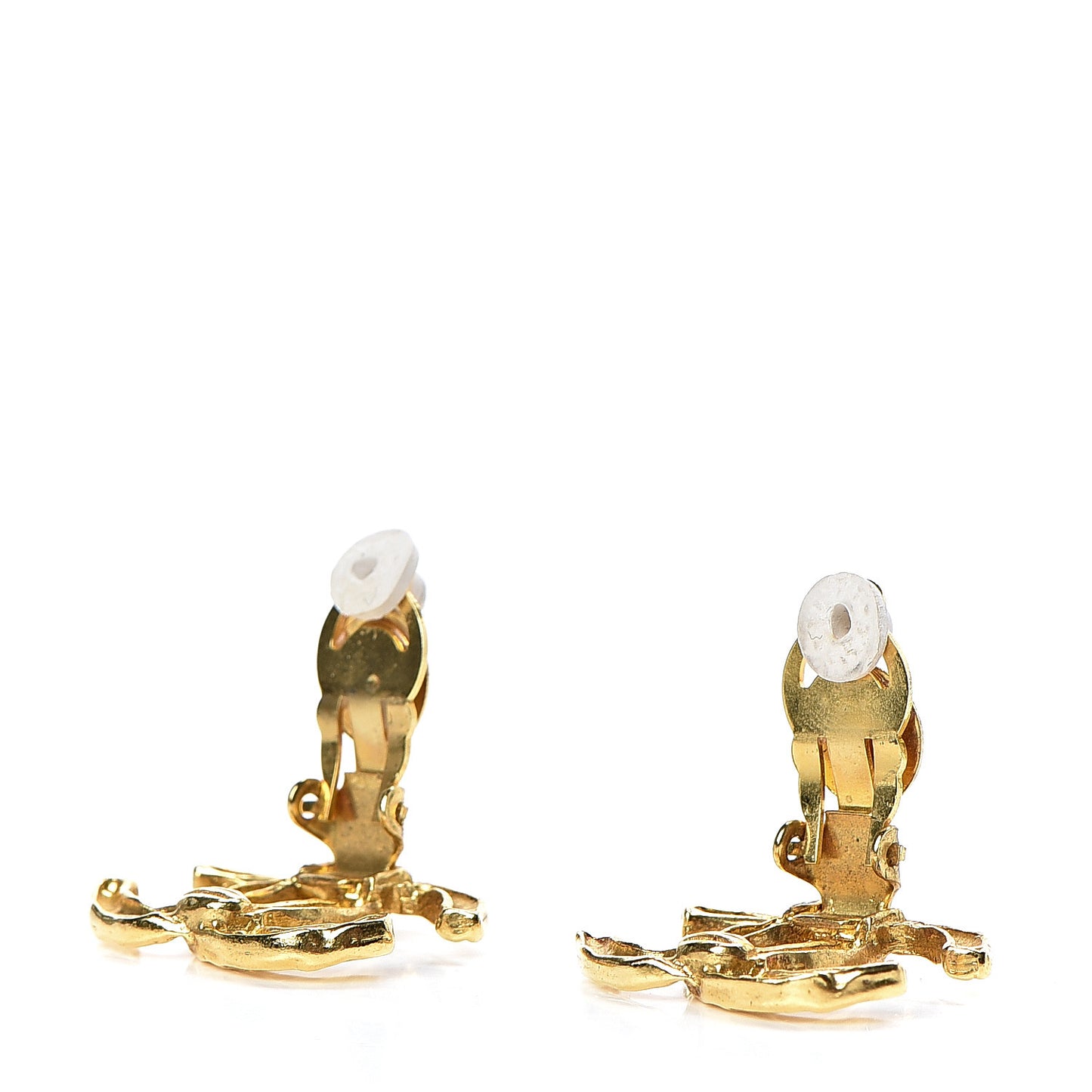 CC Clip On Earrings Gold