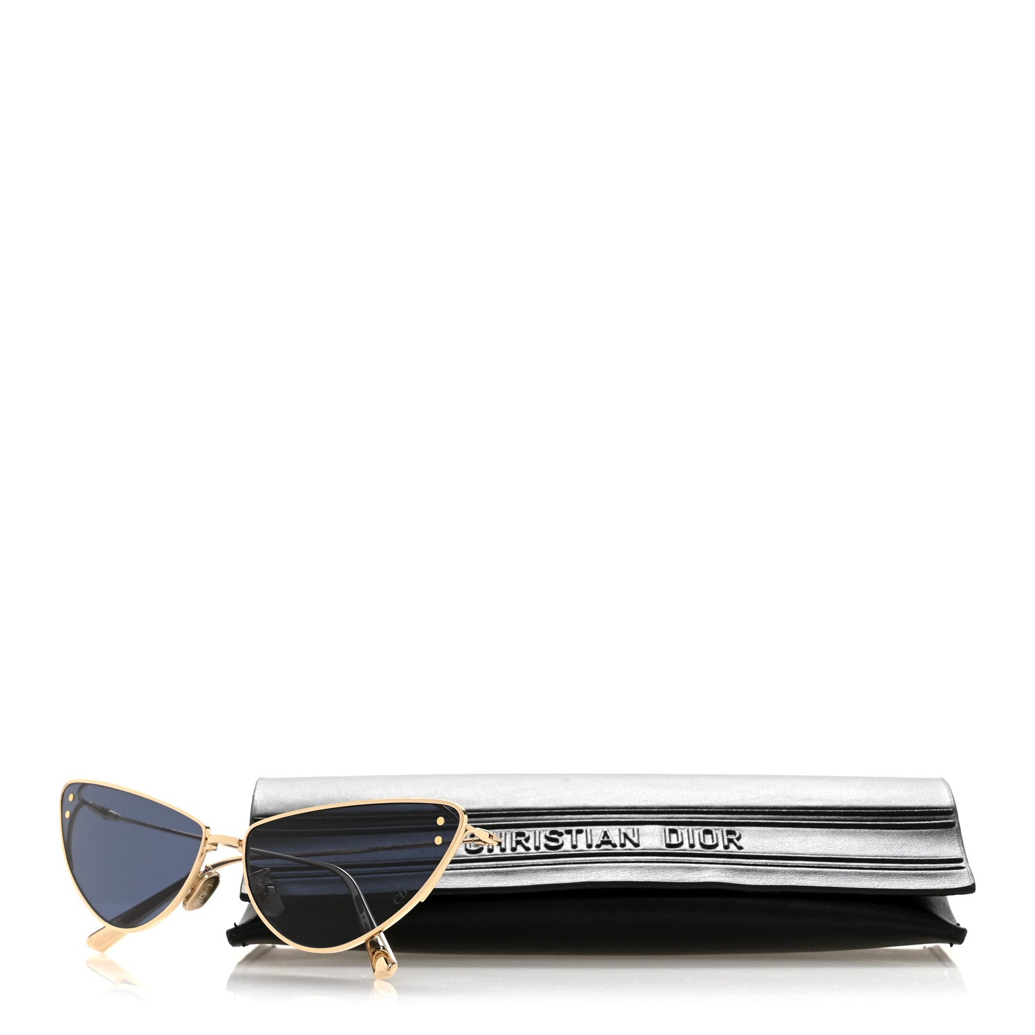 Christian Dior Cat Eye Miss Dior B1U Sunglasses Blue Light Gold 9 of 9