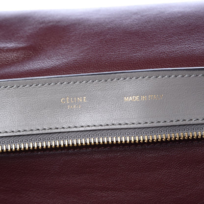 Celine Crocodile Embossed Nubuck Medium Trapeze Grey 7 of 20
