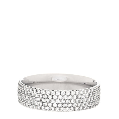 Tiffany 18K White Gold Diamond Metro Five-Row Ring 56 7.5 3 of 6