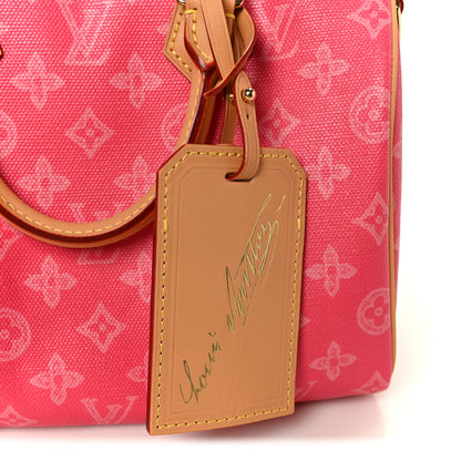 Louis Vuitton Monogram Origine Speedy Bandouliere 25 Rose Ruban 7 of 15