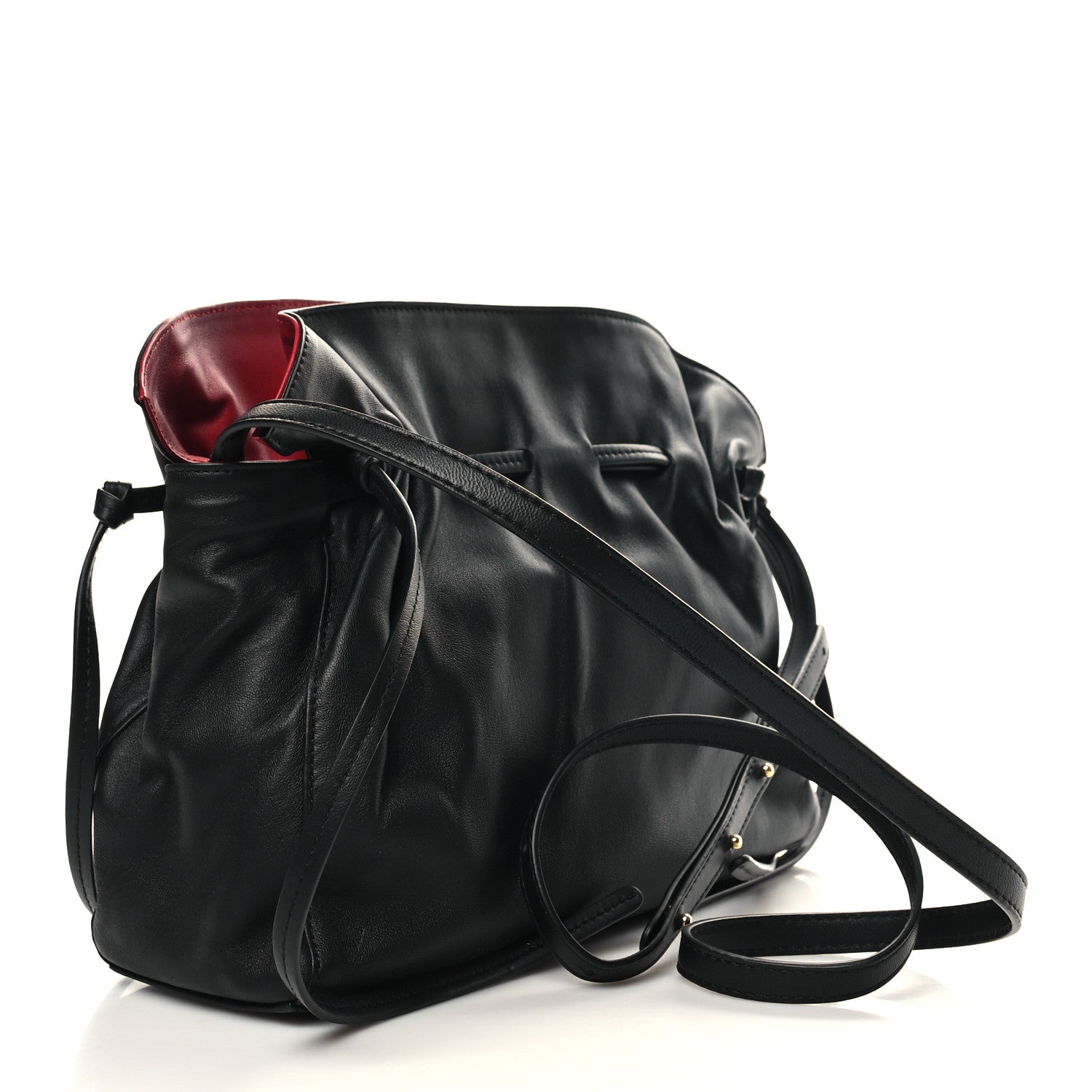 Mansur Gavriel Lambskin Mini Protea Bag Black Flamma 3 of 9