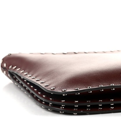Phoebe Philo Soft Calfskin Studded Small Gig Bag Chestnut 8 of 9