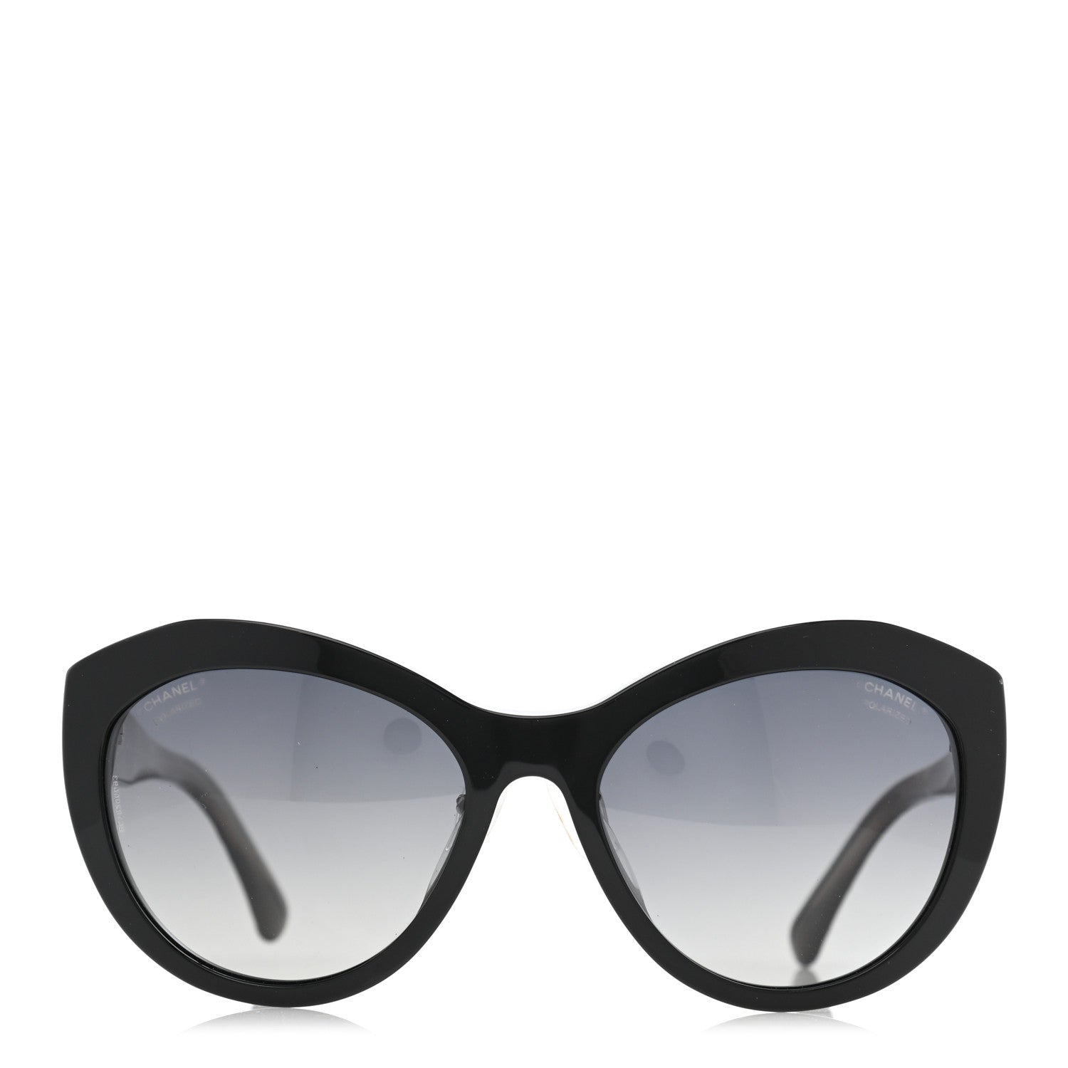 Chanel Acetate Lace Effect Sunglasses 5294 Black 2 of 8