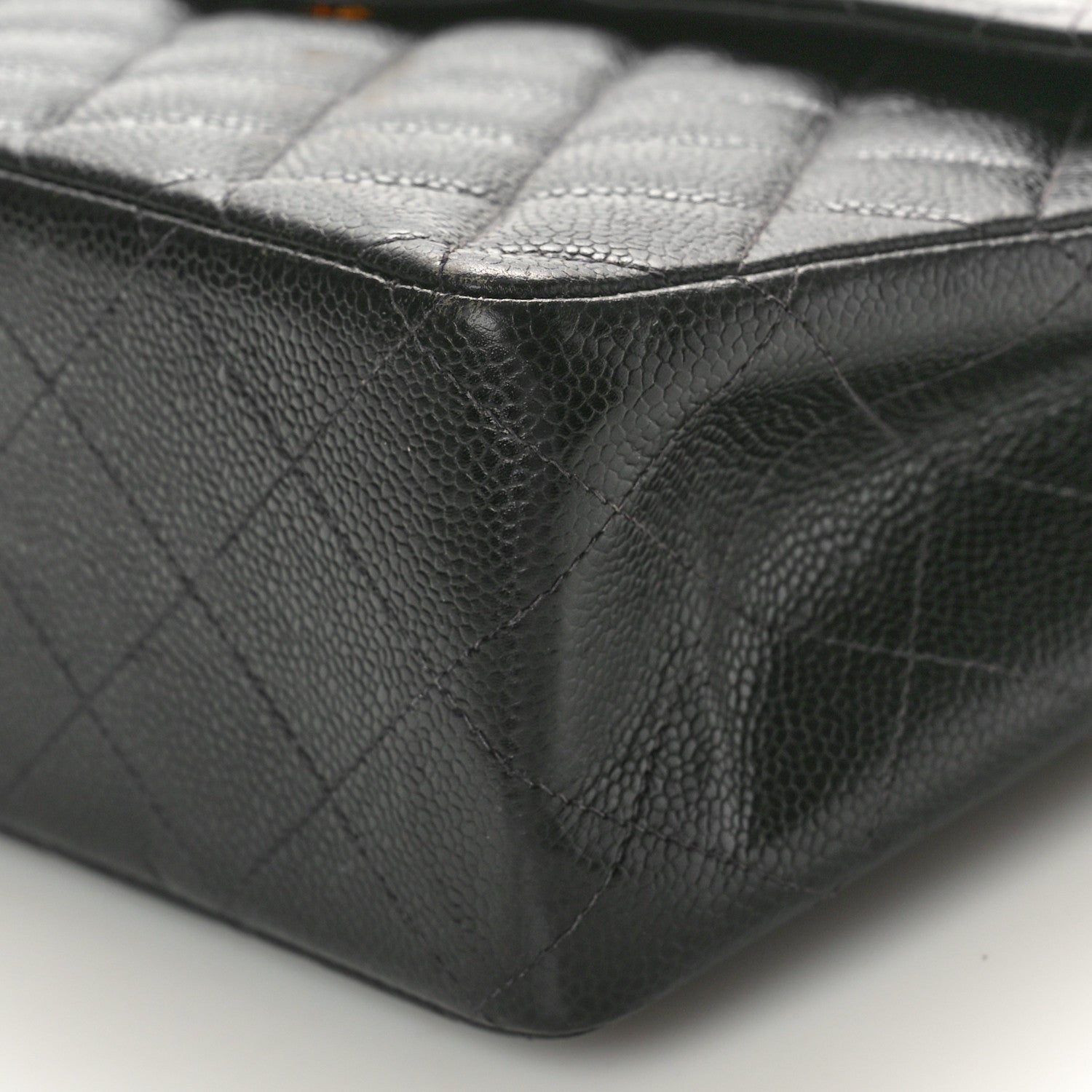 Chanel Caviar Jumbo Single Flap Black 10 of 10