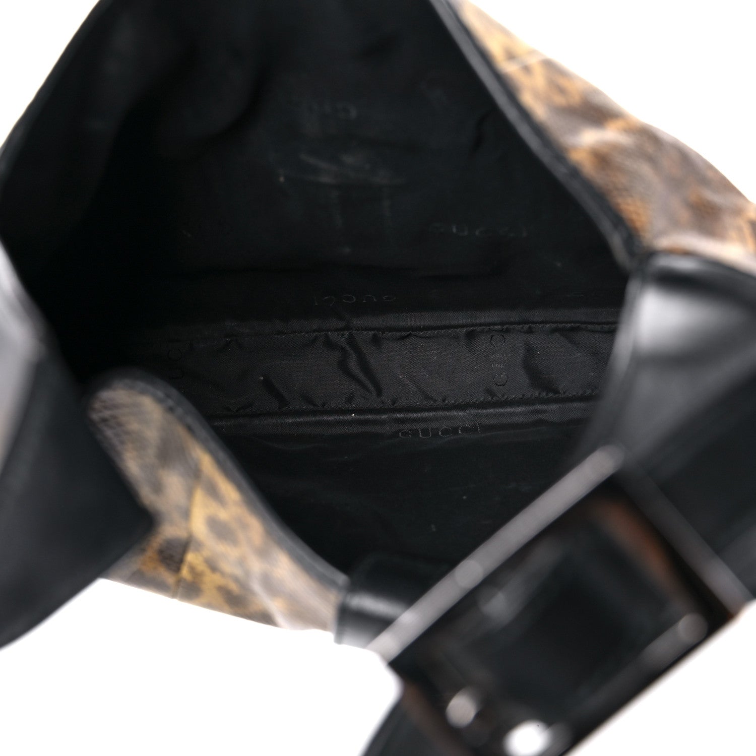 Gucci Lizard Jackie O Hobo Brown 4 of 26