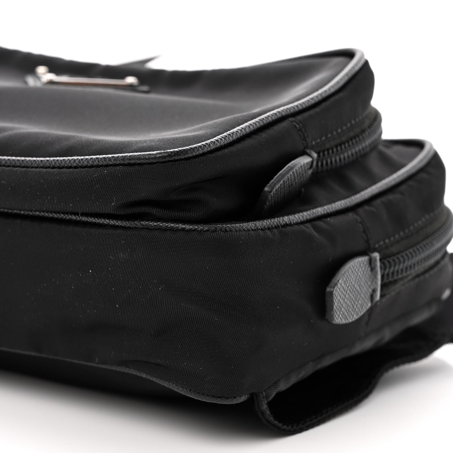Prada Tessuto Nylon Saffiano Belt Bag Black 12 of 12