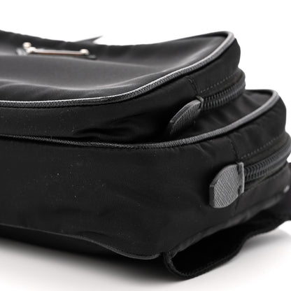 Prada Tessuto Nylon Saffiano Belt Bag Black 12 of 12