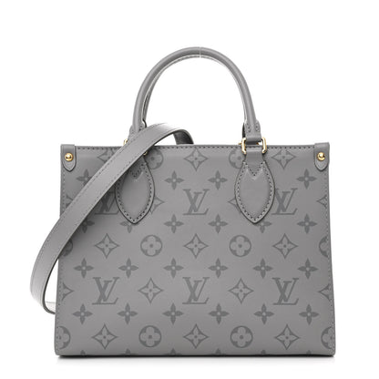 Louis Vuitton Monogram Ink Onthego PM Trianon Gray 1 of 9