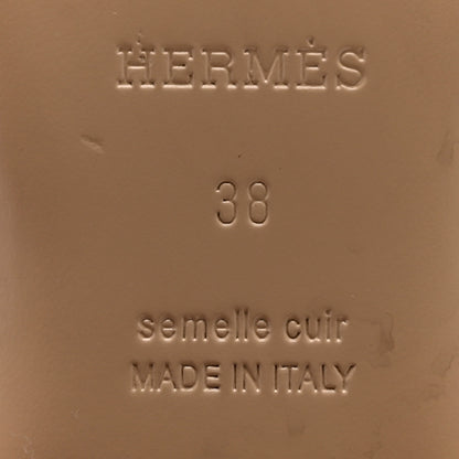 Hermes Goatskin Oz Mules 38 Rose Jaipur Feu 8 of 12
