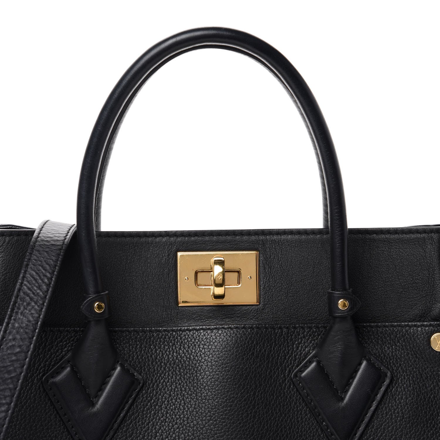 Louis Vuitton Calfskin Monogram Tufting On My Side Black 12 of 12