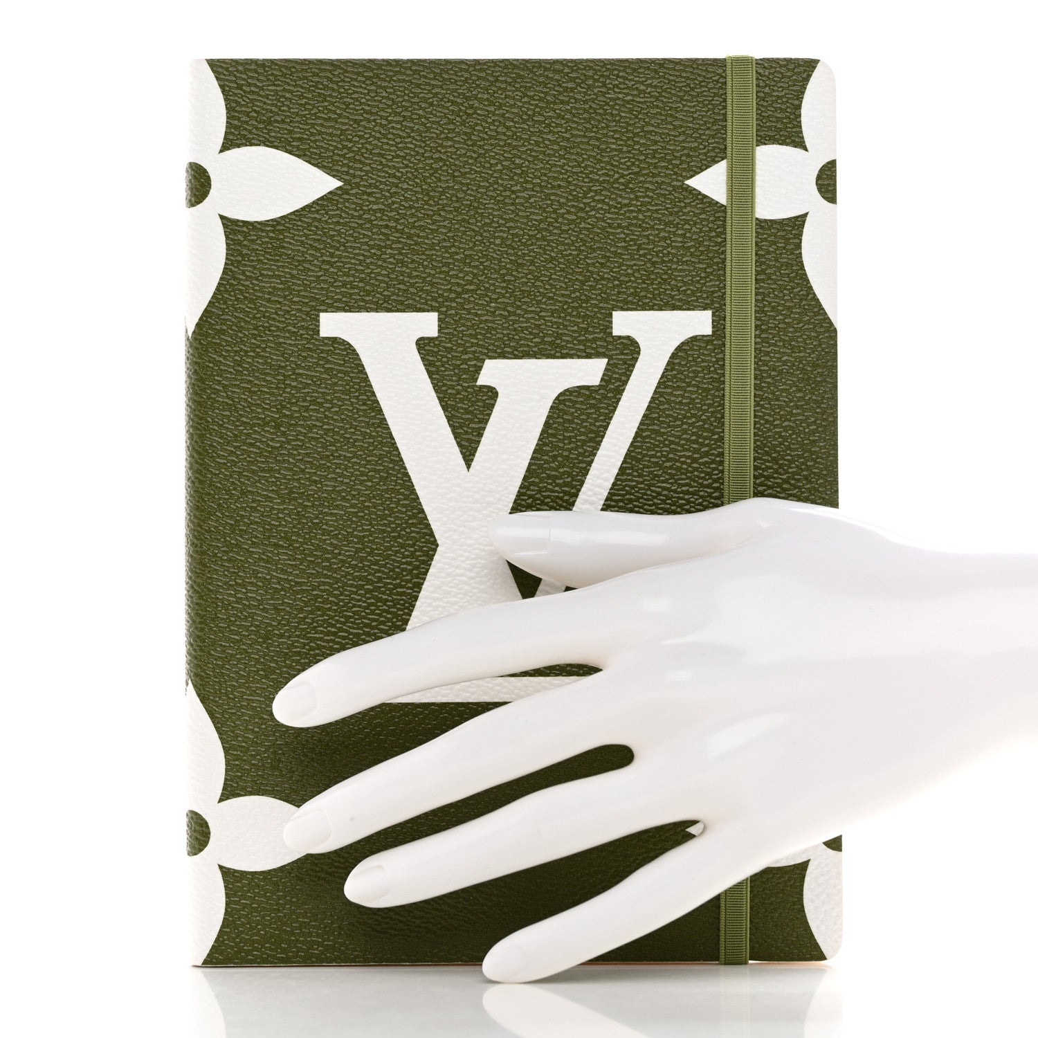 Louis Vuitton Monogram Giant Notebook Kaki Beige 2 of 7