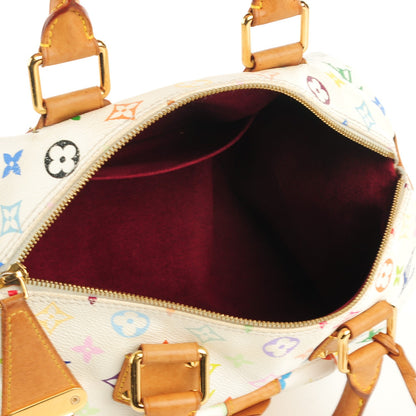 Louis Vuitton Monogram Multicolor Speedy 30 White 7 of 14