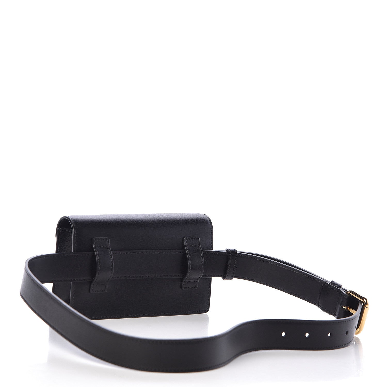 Fendi Vitello Liberty Lucido F is Fendi Envelope Belt Bag Black 4 of 12