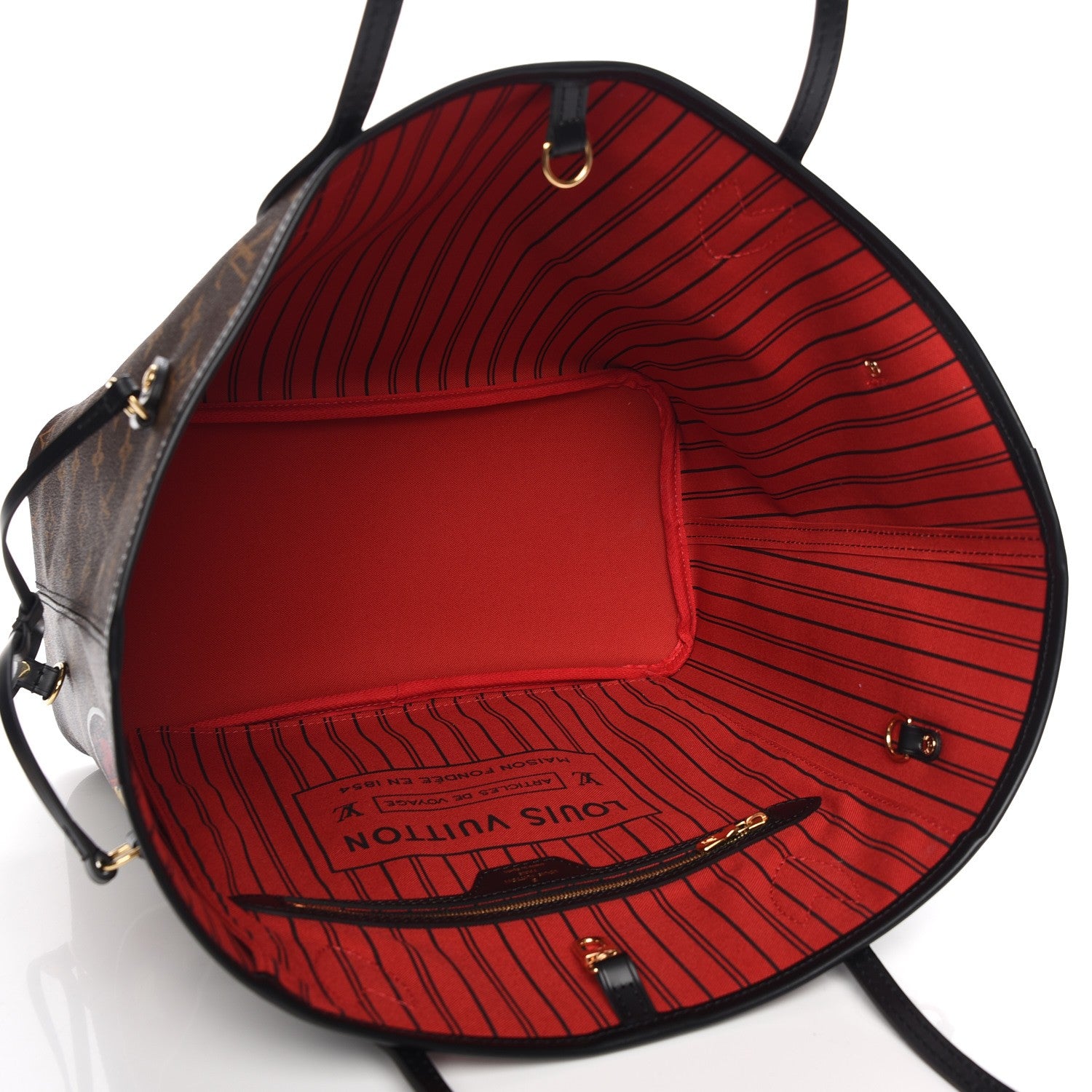 Louis Vuitton Monogram Kabuki Neverfull MM 6 of 9