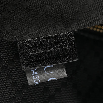 Gucci Calfskin Web Large Borsetto Boston Black 7 of 10