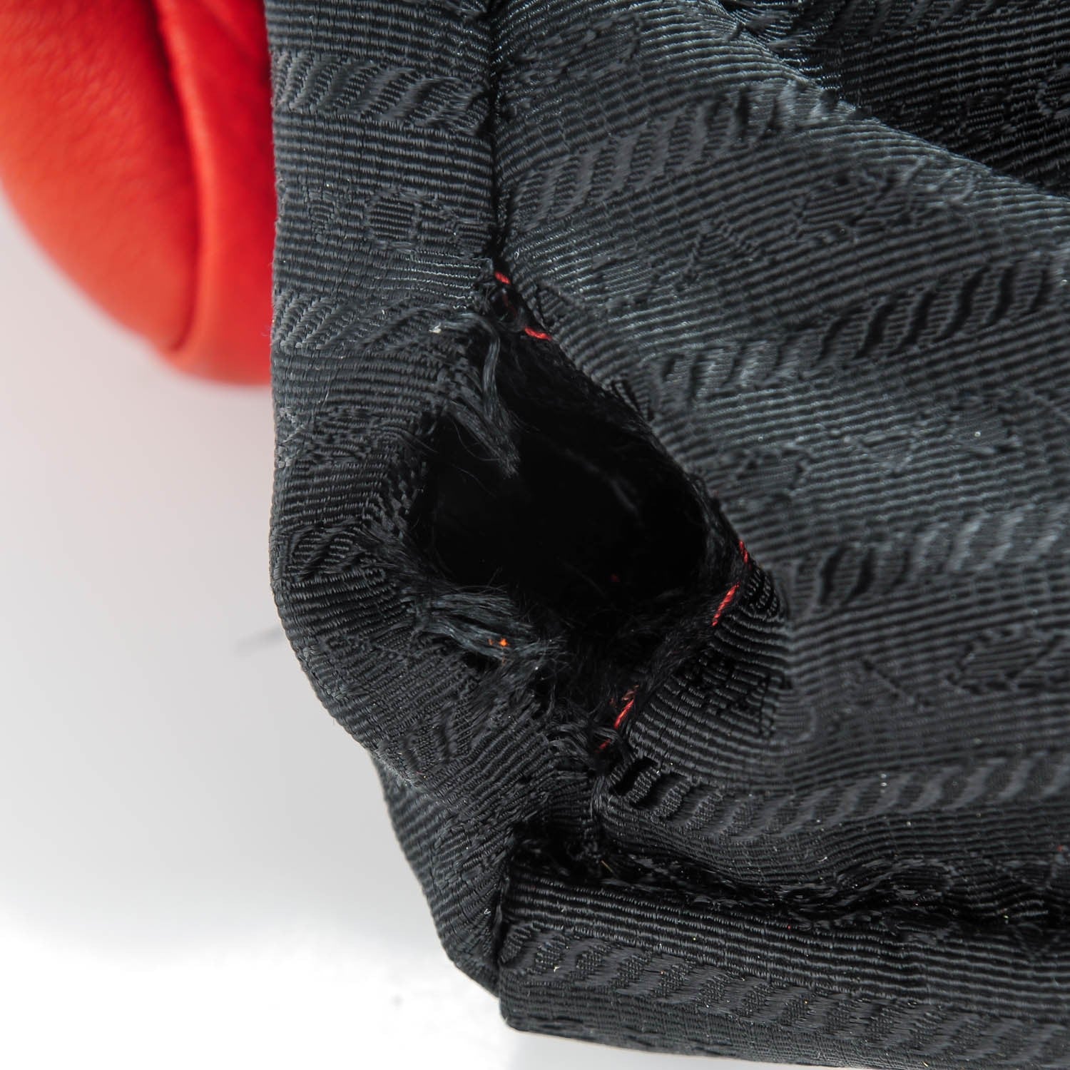 Prada Vitello Daino Shoulder Bag Arancio 10 of 11