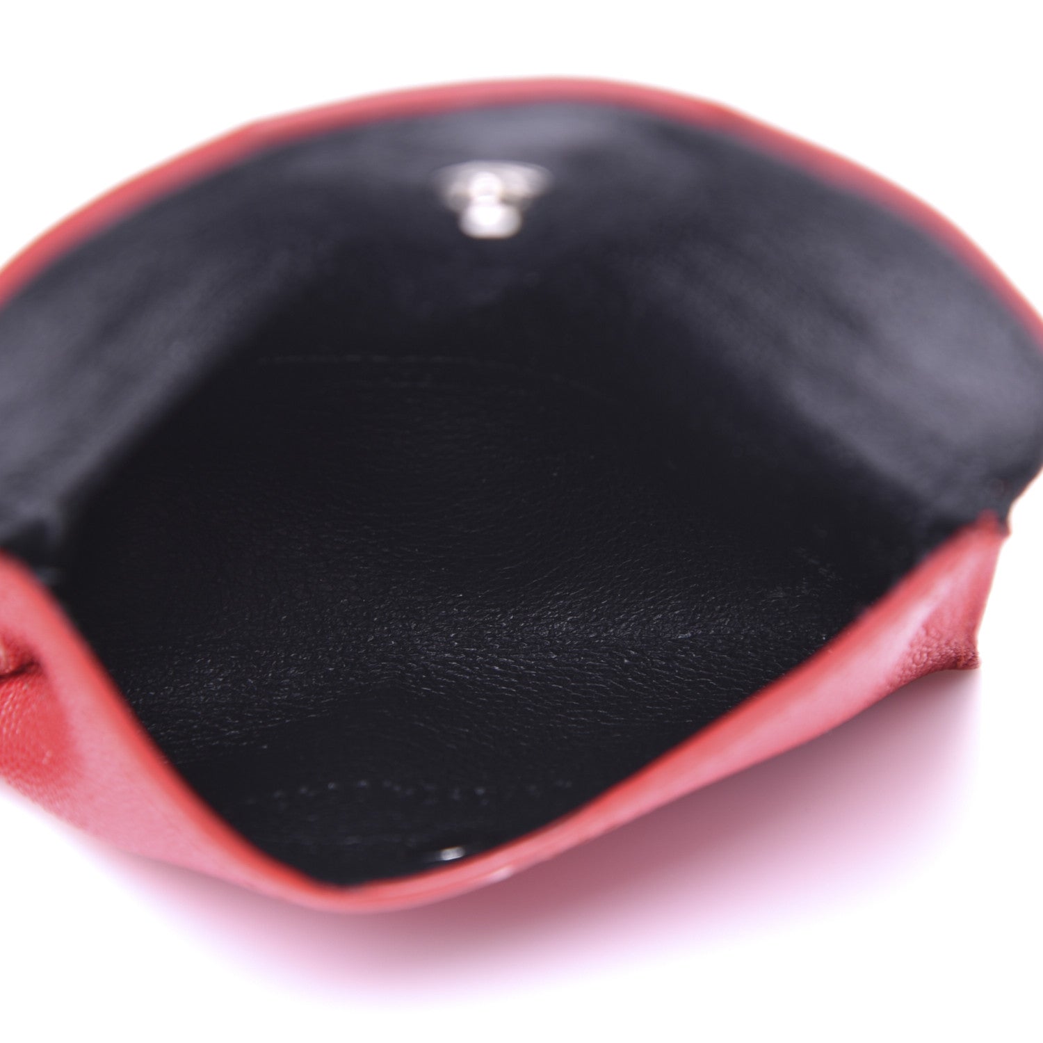 Alexander McQueen Calfskin Insignia Envelope Card Holder Pink 5 of 11