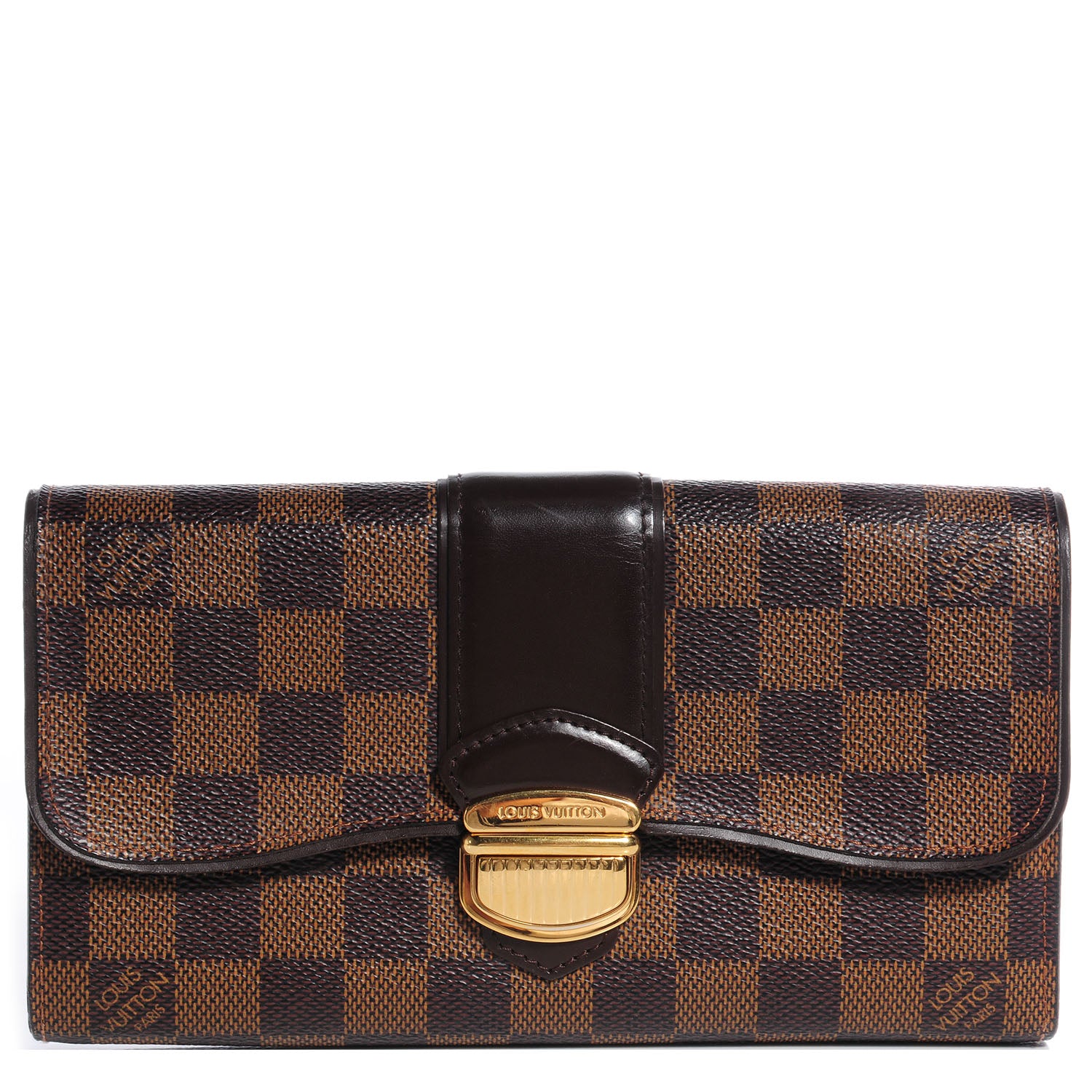 Louis Vuitton Damier Ebene Sistina Wallet 1 of 8