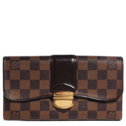 Louis Vuitton Damier Ebene Sistina Wallet 1 of 8