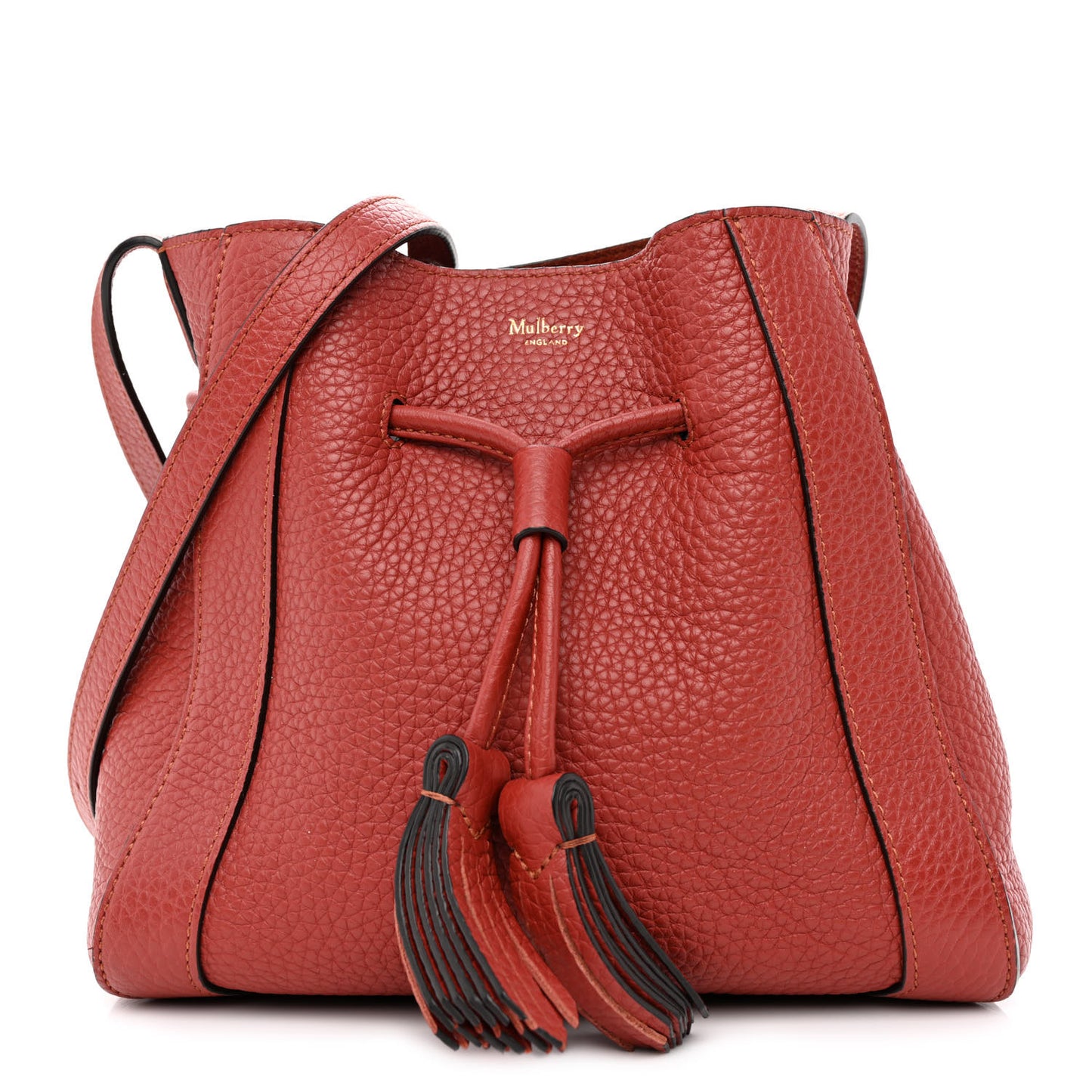Heavy Grain Calfskin Mini Millie Red