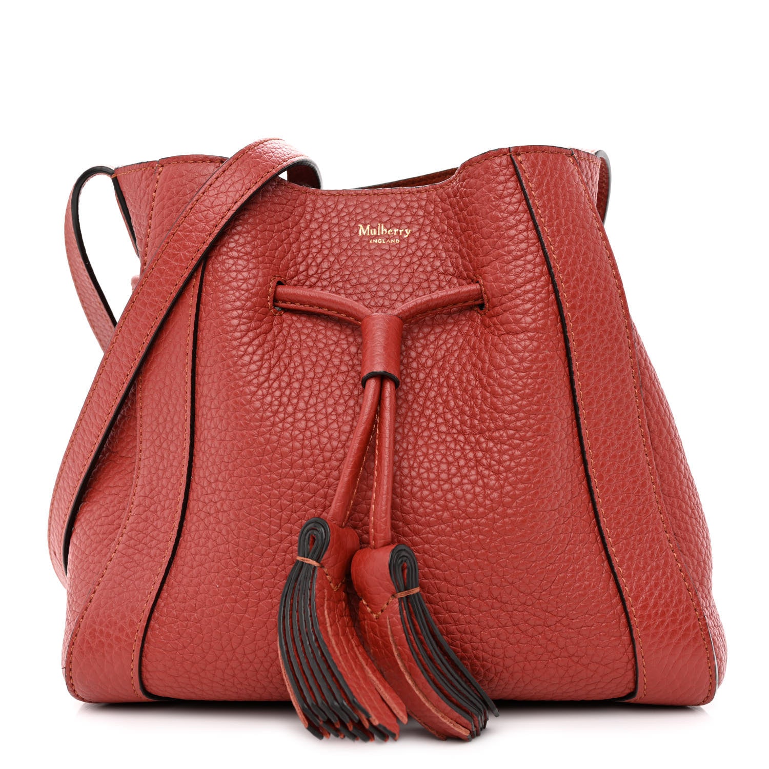 Mulberry Heavy Grain Calfskin Mini Millie Red 1 of 9
