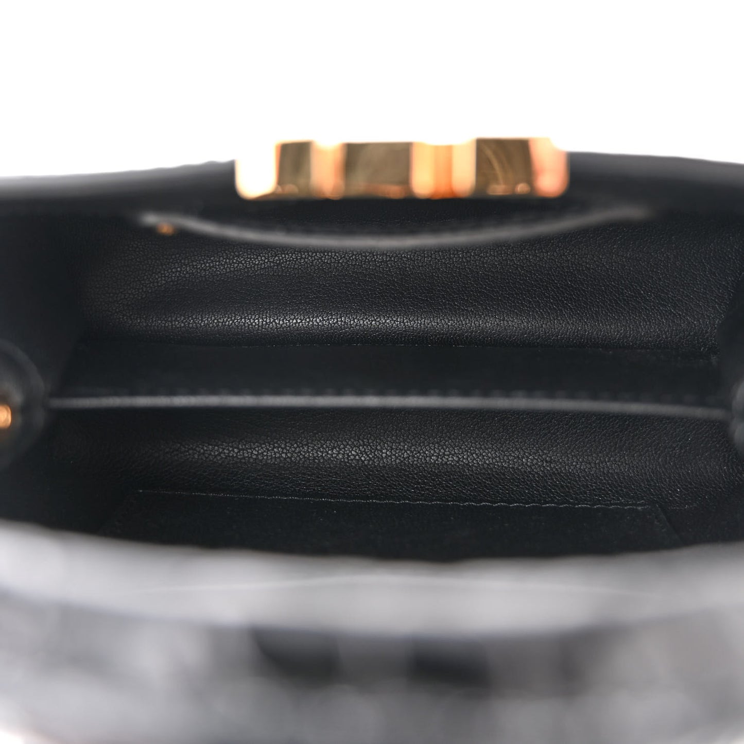 Crocodile Mini Capucines Black
