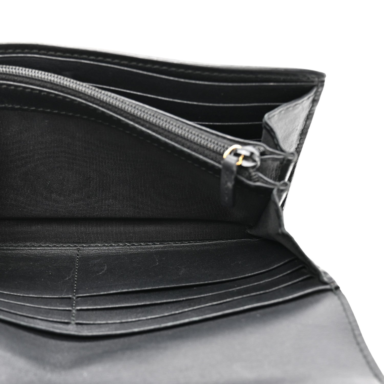 Gucci Calfskin Sylvie Continental Wallet Black 6 of 14