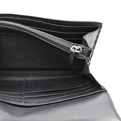 Gucci Calfskin Sylvie Continental Wallet Black 6 of 14