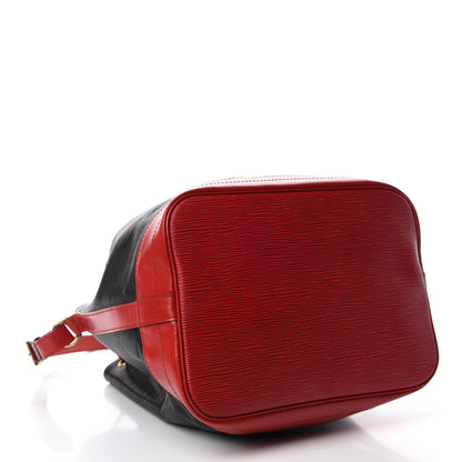 Louis Vuitton Epi Bi-Color Noe Castillan Red Black 4 of 18