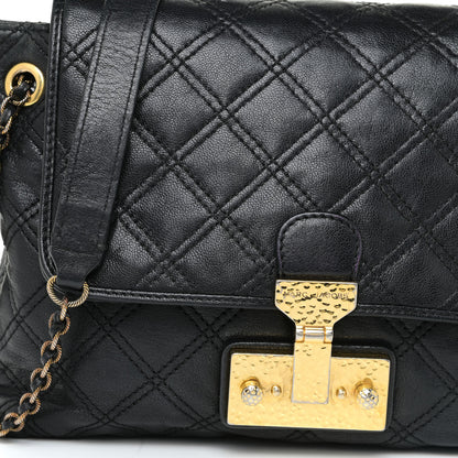 Marc Jacobs Lacquered Lambskin Baroque The Large Single Flap Black 8 of 13
