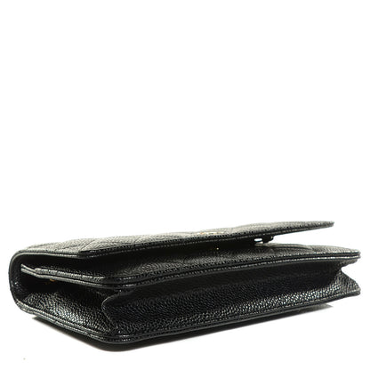 Chanel Caviar Quilted Wallet On Chain WOC Black 4 of 9