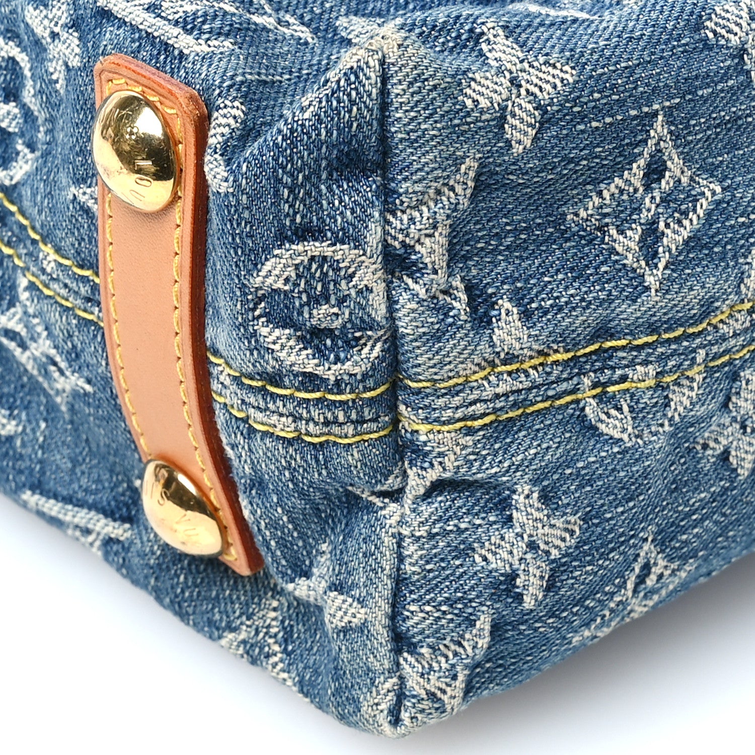 Louis Vuitton Denim Baggy GM Blue 10 of 10