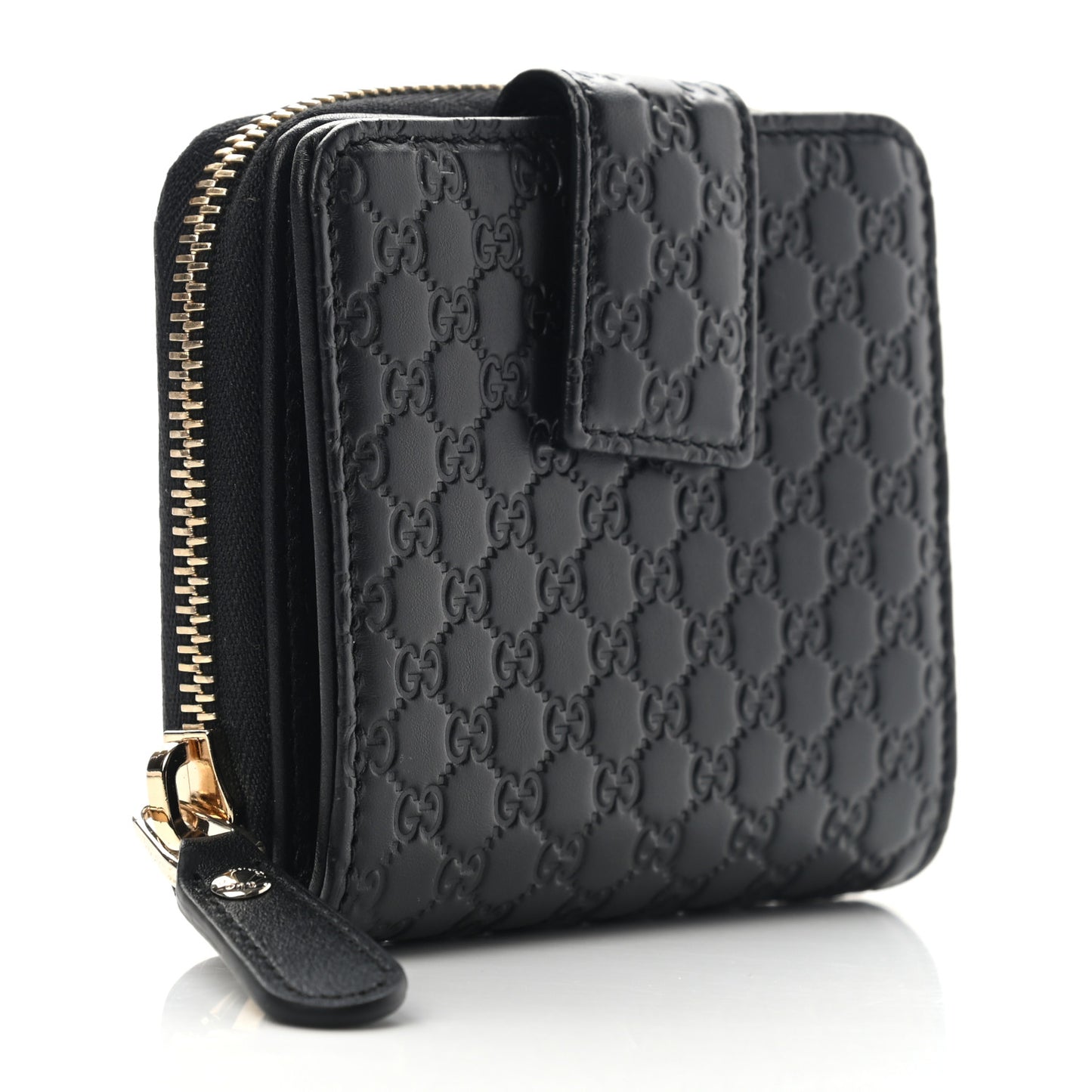 Microguccissima Compact Wallet Black