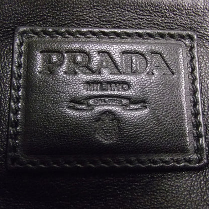 Prada Nappa Stripes Shoulder Bag Black 7 of 11