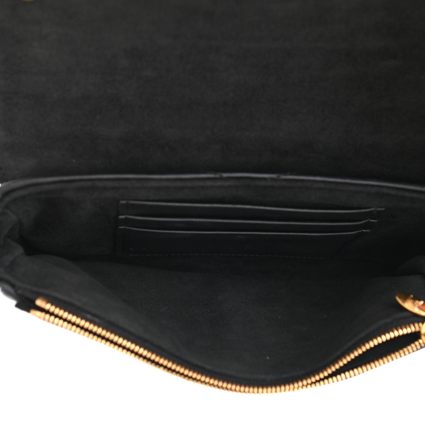 Calfskin New Wave Chain Pochette Black