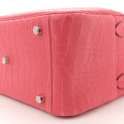 Hermes Matte Niloticus Crocodile Lindy 26 Bougainvillea 10 of 10