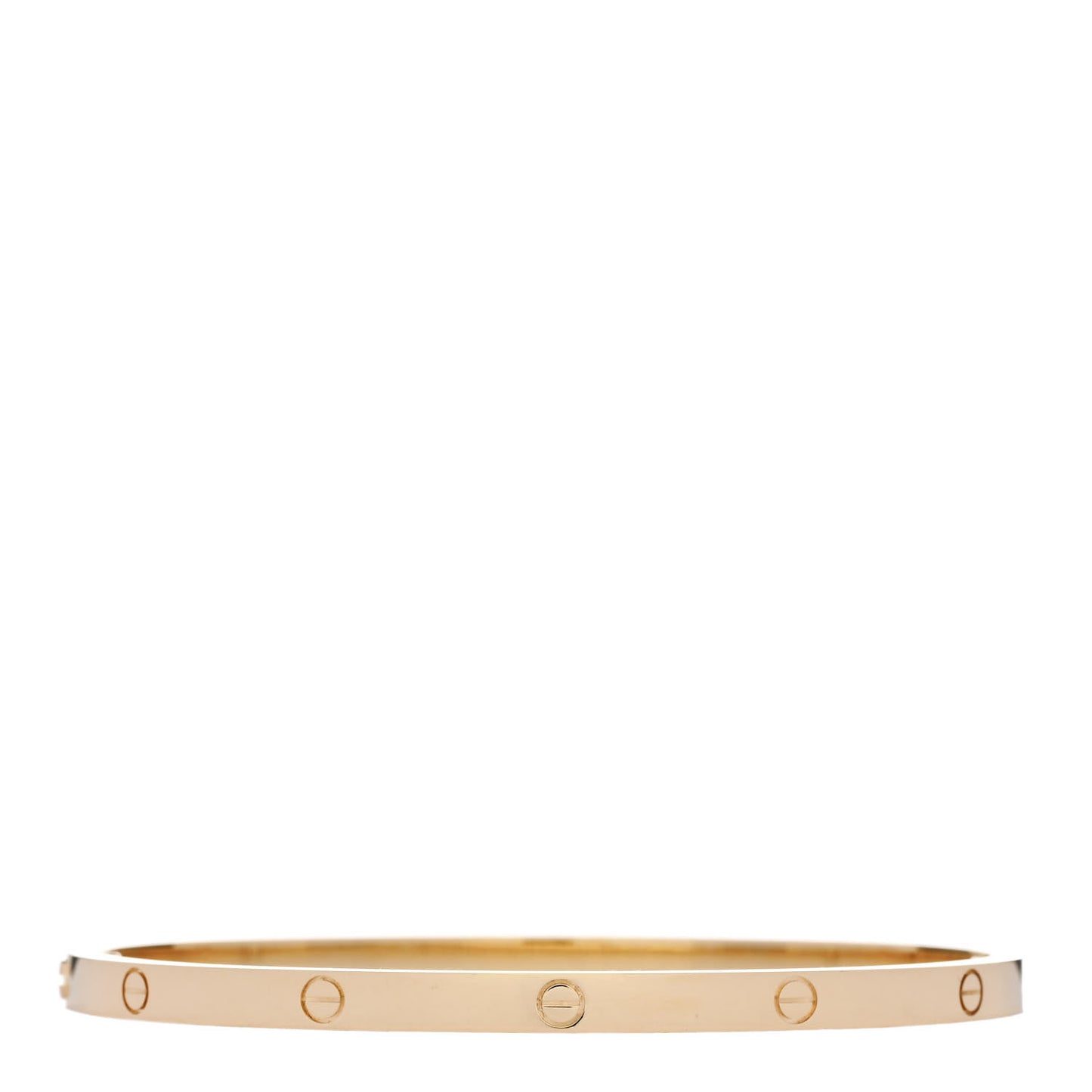 18K Yellow Gold Small LOVE Bracelet 17