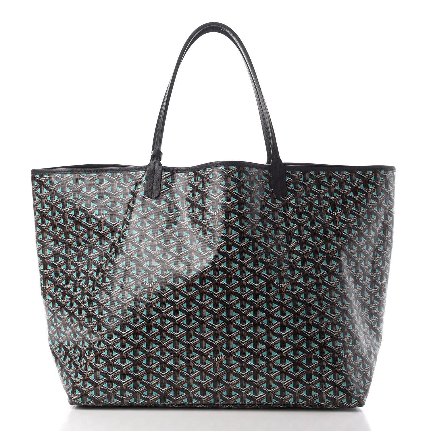 Goyard Goyardine Saint Louis Claire Voie GM Black Opaline 10 of 10