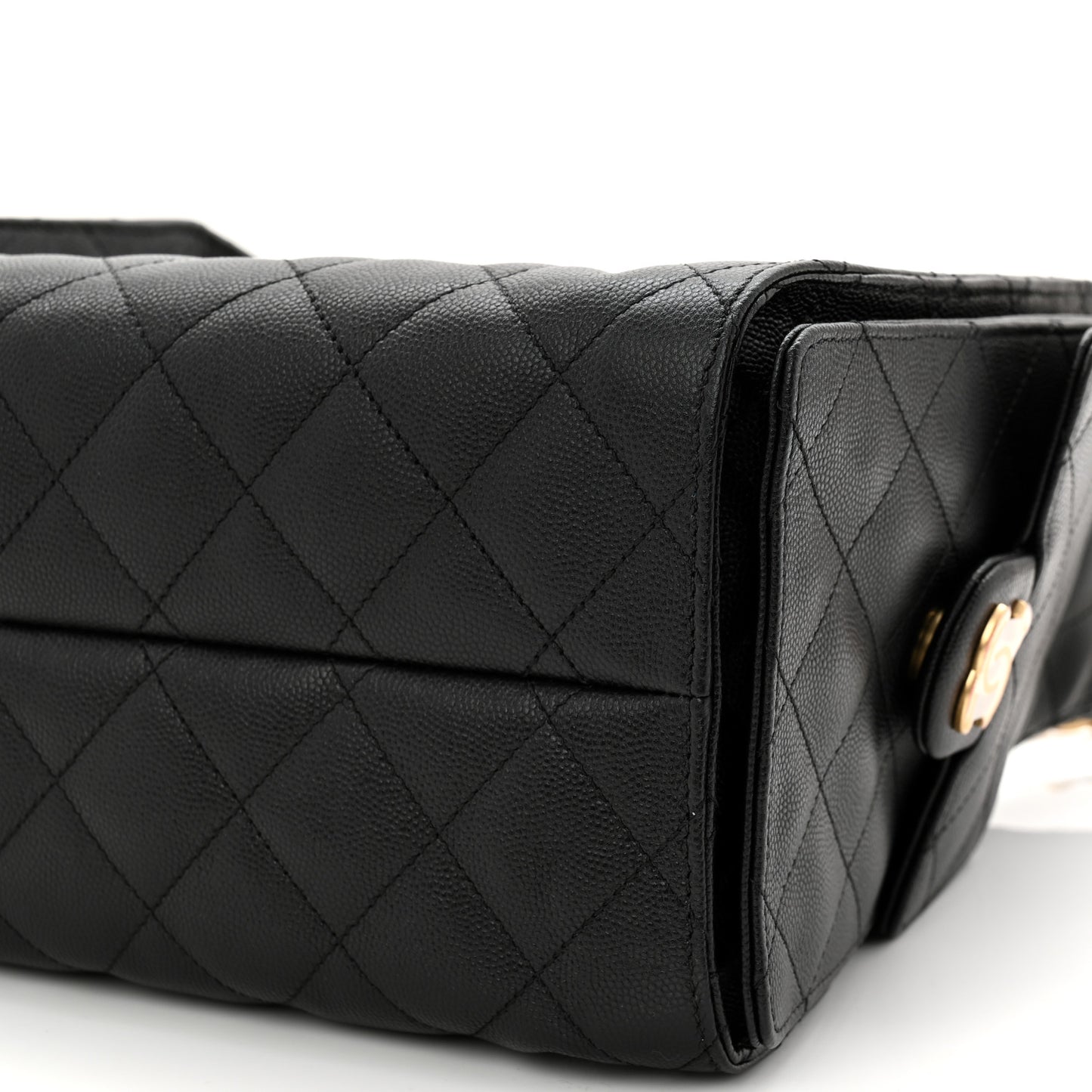 Caviar Quilted Small Chanel 25 Handbag Black