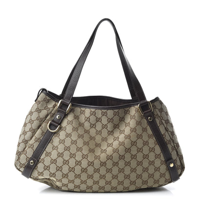 Gucci Monogram Medium Abbey Shoulder Bag Dark Brown 1 of 11