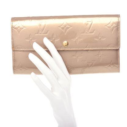 Louis Vuitton Vernis Sarah Wallet Beige Poudre 2 of 9