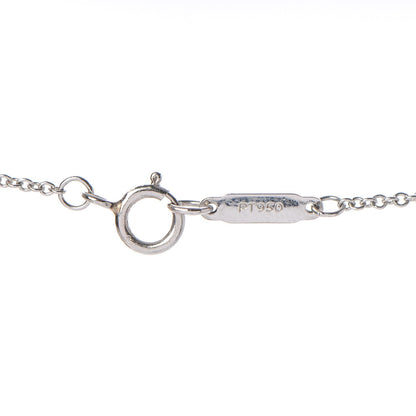 Tiffany Platinum Diamond Heart Pendant Necklace 6 of 8