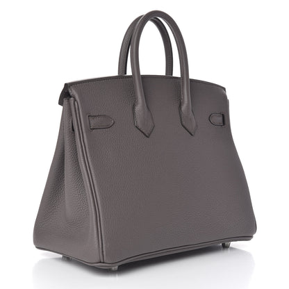 Hermes Togo Birkin 25 Etain 3 of 30