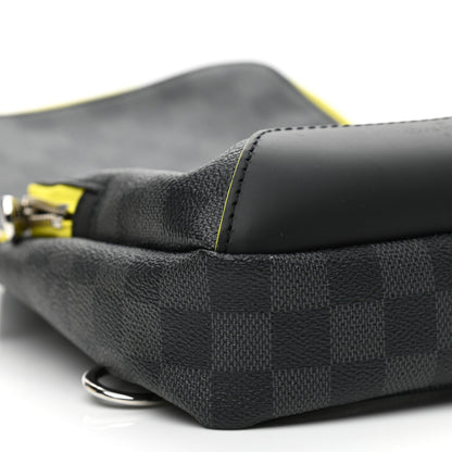 Louis Vuitton Damier Graphite Avenue Sling Backpack Yellow 7 of 7